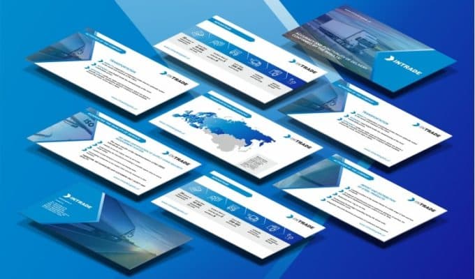 Разработка презентации для логистической компании INTRADE